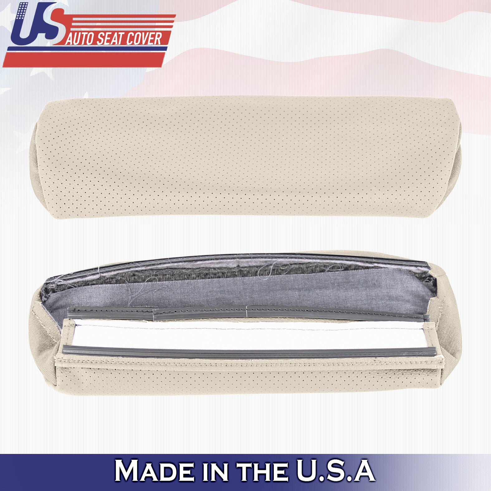 2020 2021 For Mercedes Benz GLC Passenger Side Bottom Leather Seat Cover Tan
