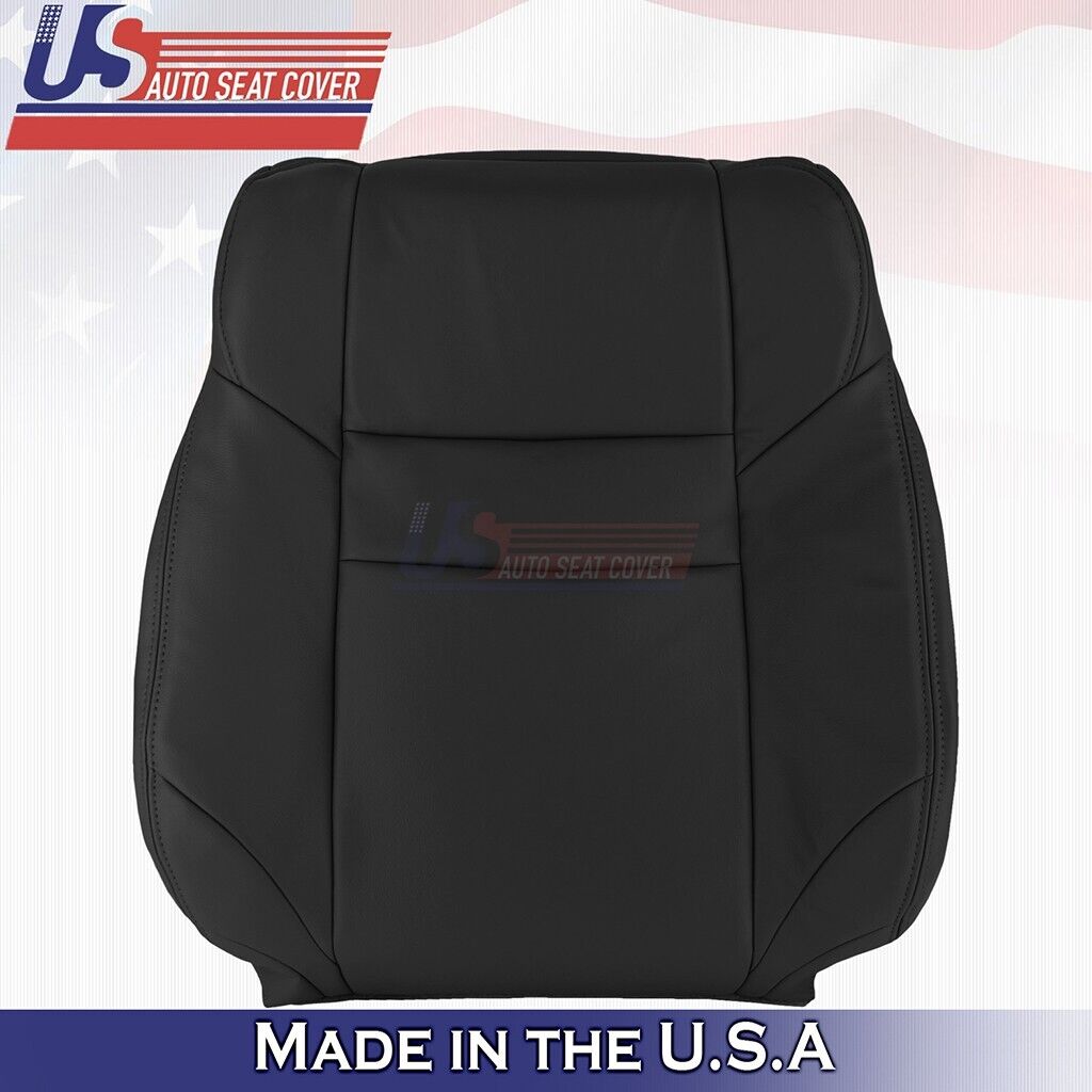 2012 to 2015 For Honda CR-V Front Driver Side Top Genuine Leather Seat Cover BLK