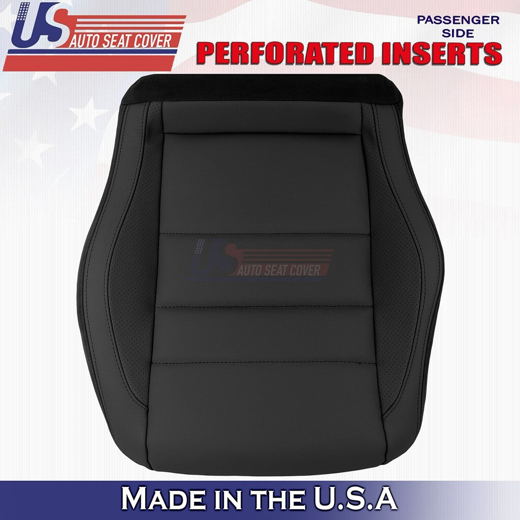 2010-2014 FITS Mercedes Benz E350 Convertible Front Bottoms Leather Cover Black