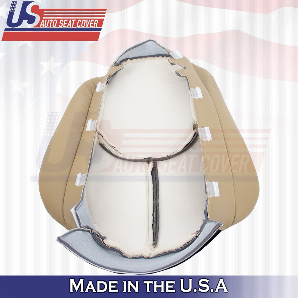 1996 to 2002 Fits Mercedes Benz SL320 Front Set Bottoms &Tops Leather Cover Tan