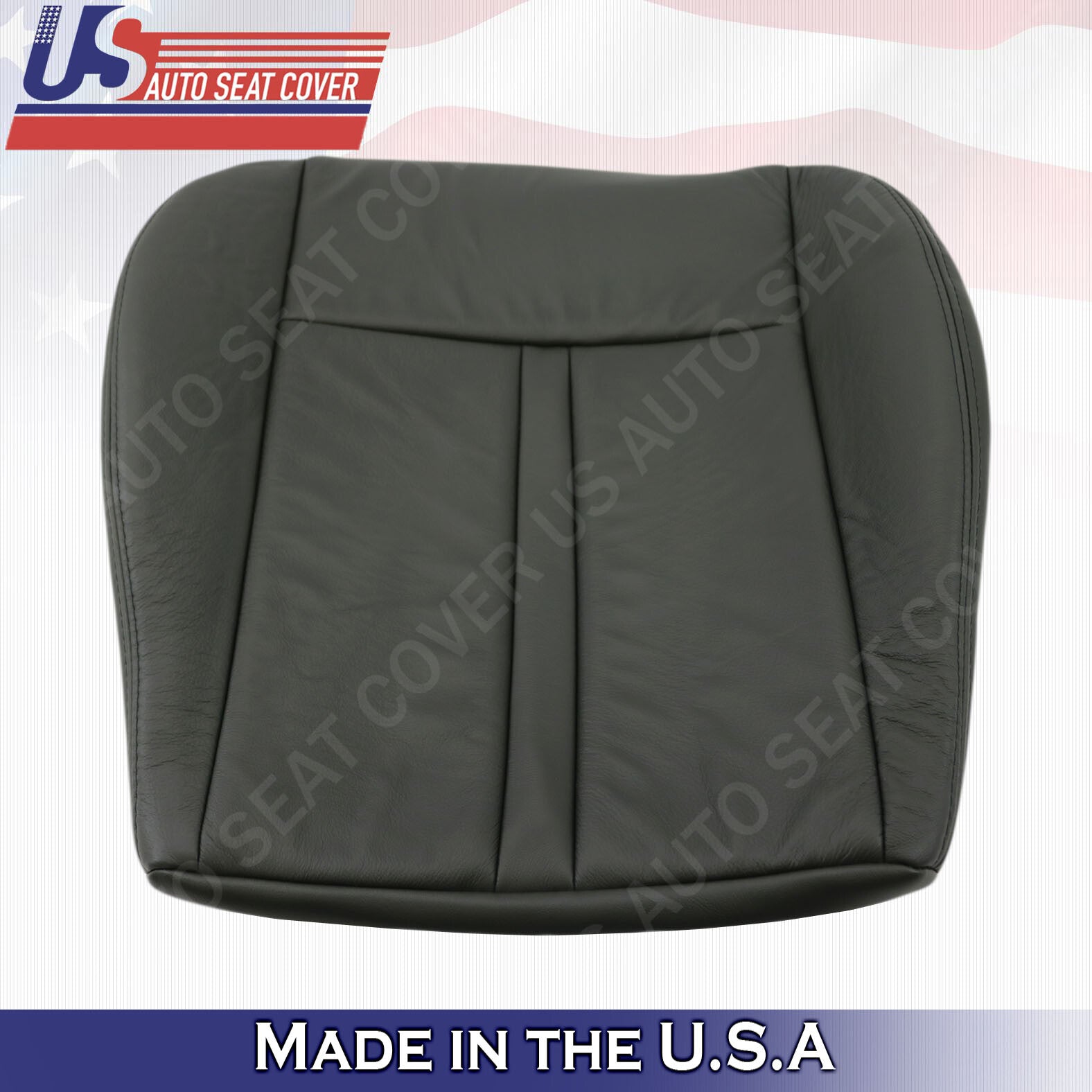 2005 2006 2007 Fits Jeep Grand Cherokee Driver Bottom Leather Seat Cover Black
