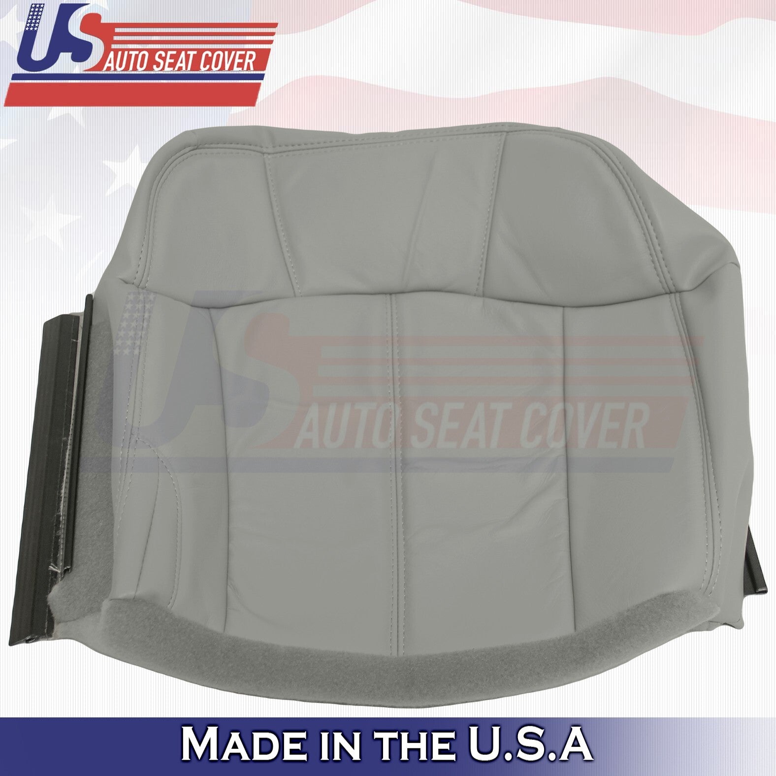 1999 to 2002 For Chevy Tahoe Rear Driver& Passenger Bottoms Leather Covers Gray