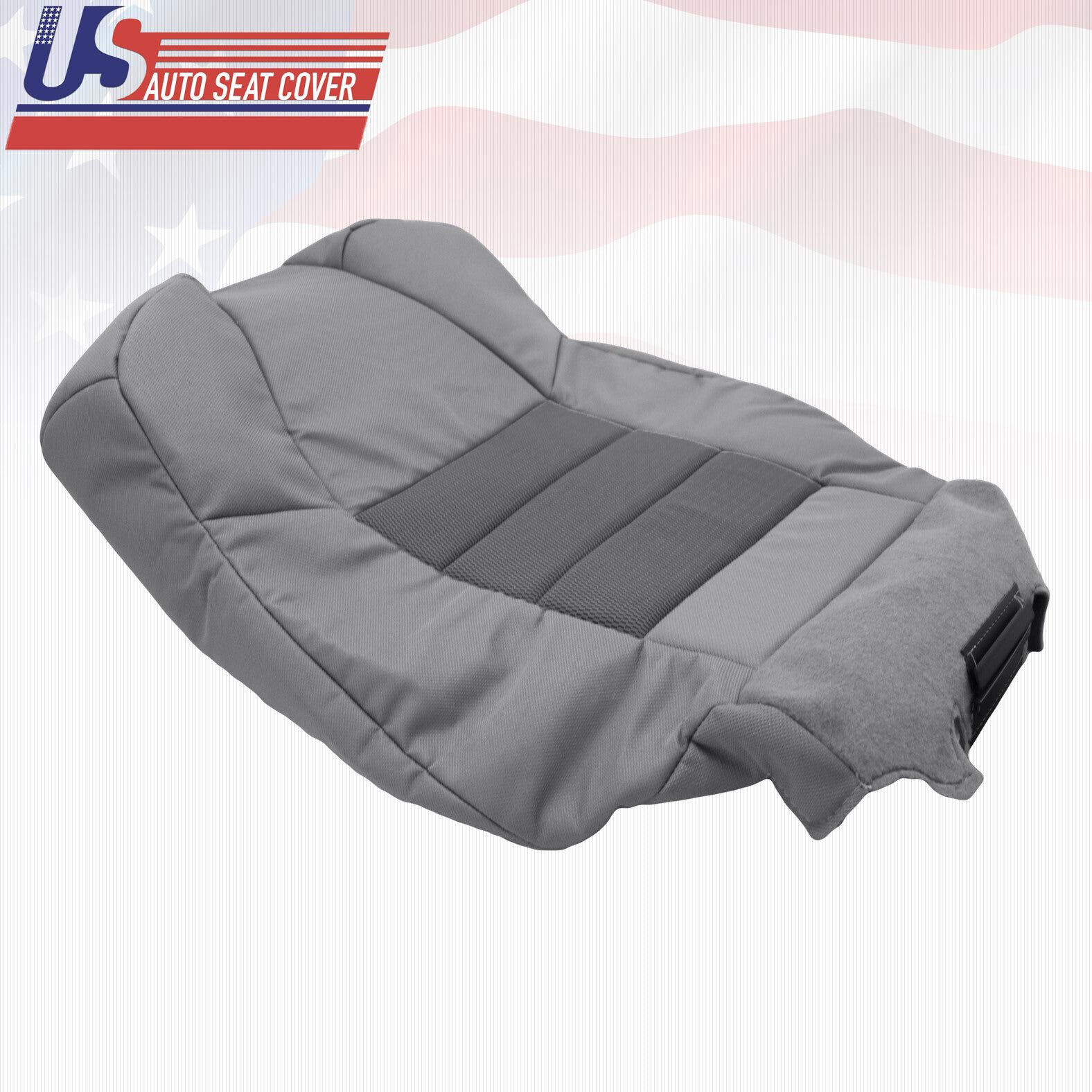2003-2007 Ford F250 XLT Super-Cab X-Cab-Driver Side top Cloth Seat Cover Gray