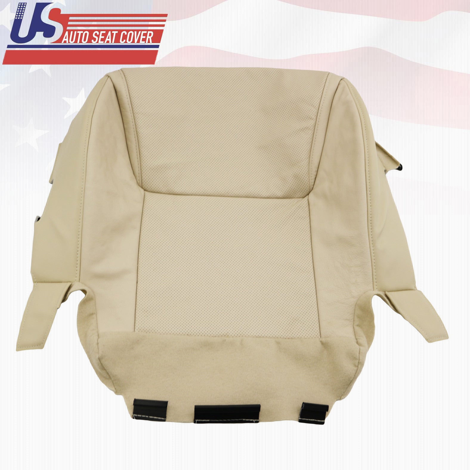 Fit 2008 - 2015 Lexus Lx570 Driver Bottom Perforated Replacement Seat Cover Tan