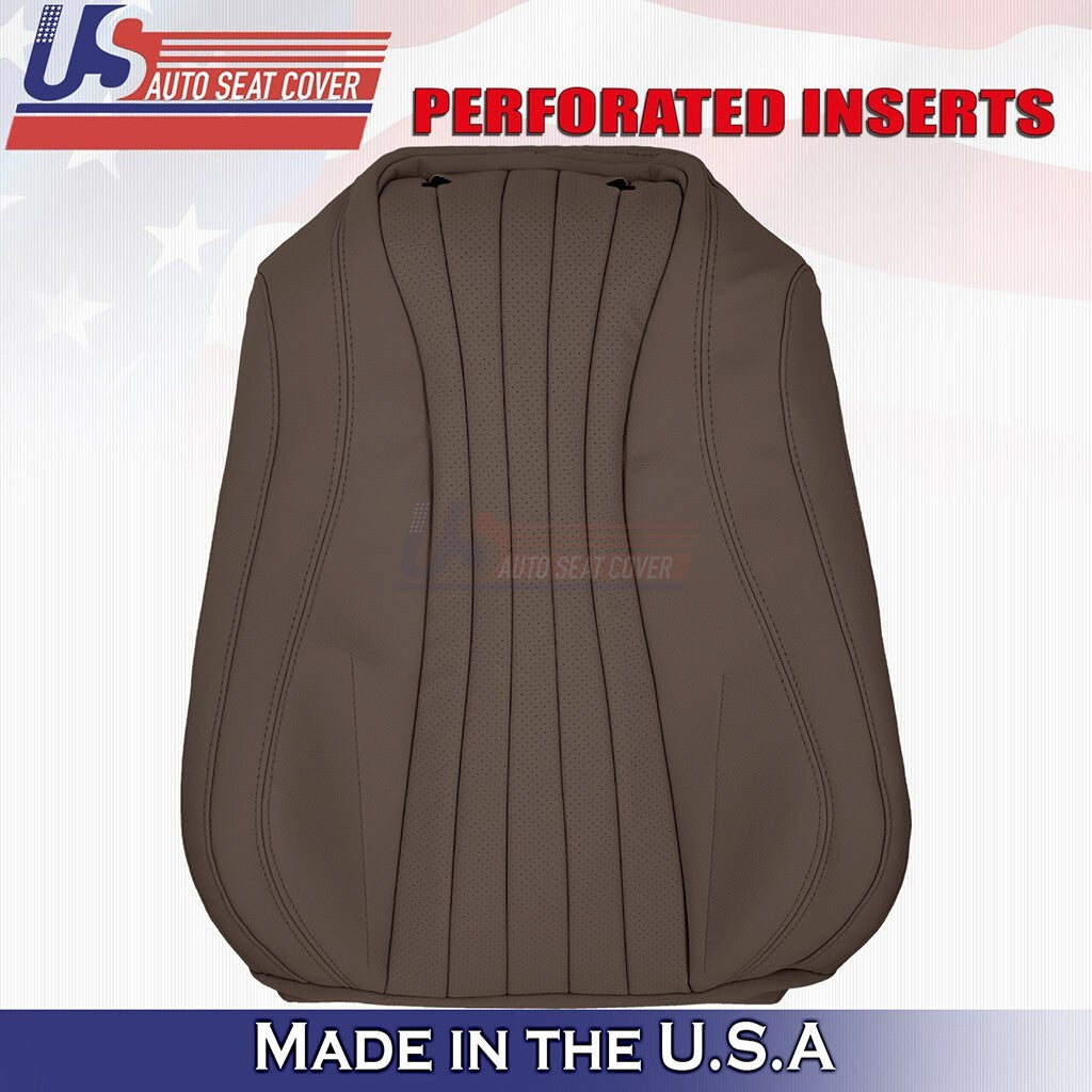 2017 to 2020 For Mercedes Benz E300 Driver Top& Bottom Synth Leather Cover Brown