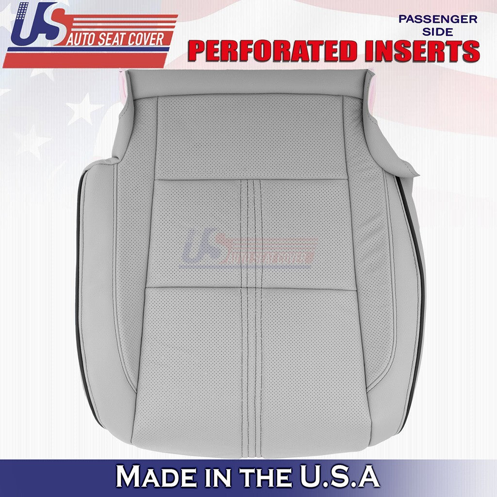 2017 to 2020 Fits Acura MDX Driver& Passenger Bottoms w/ Perf Leather Cover Gray