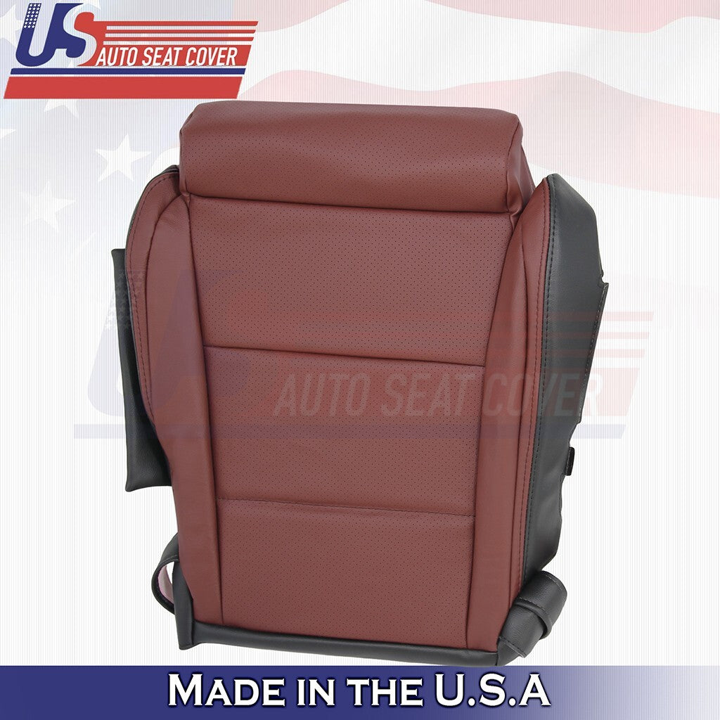 2013-2016 Fit Lexus GS350 F-Sport Passenger Bottom Leather Cover Red/Black