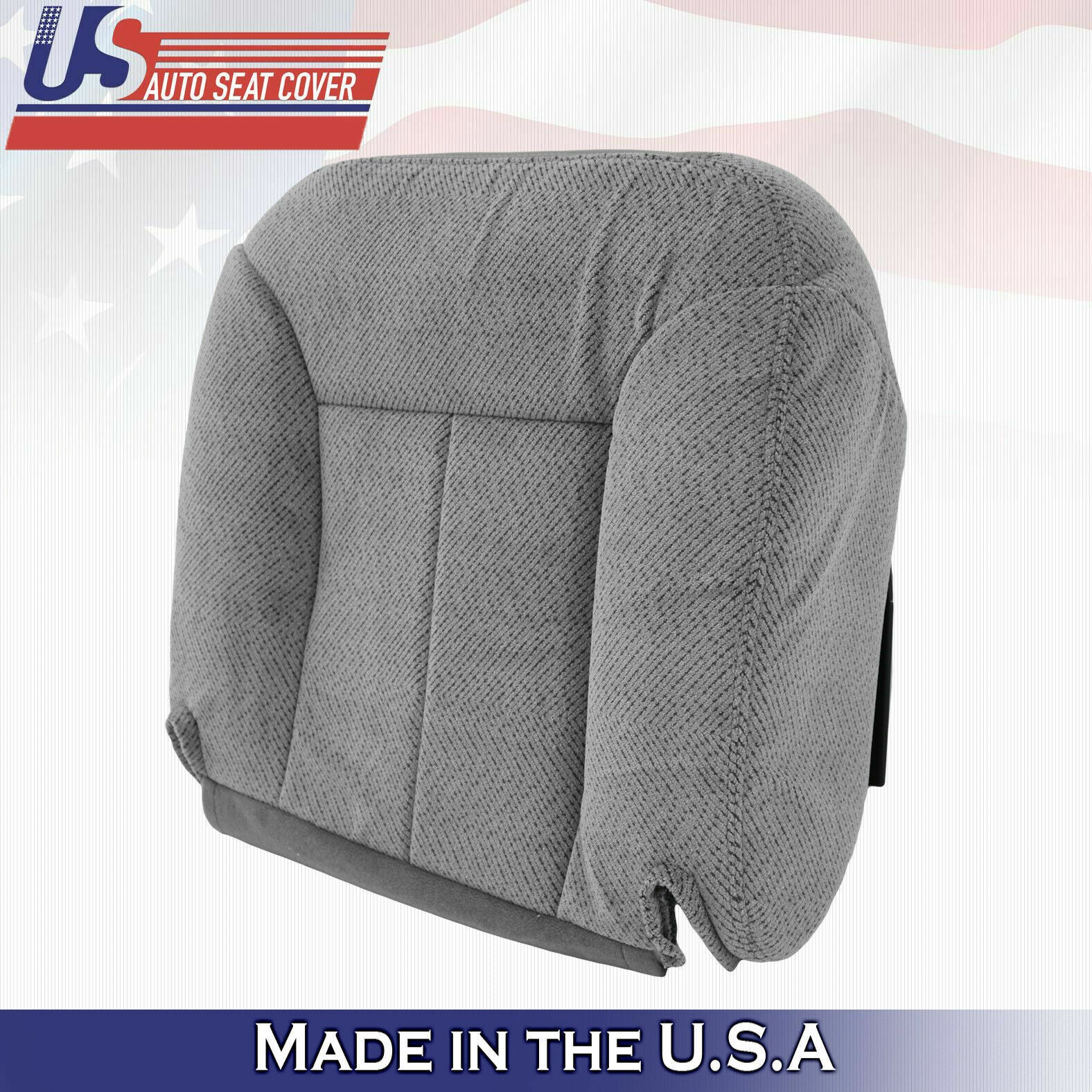 1995 to 1999 For GMC Yukon & Sierra Passenger Bottom Cloth Seat in Pewter Gray