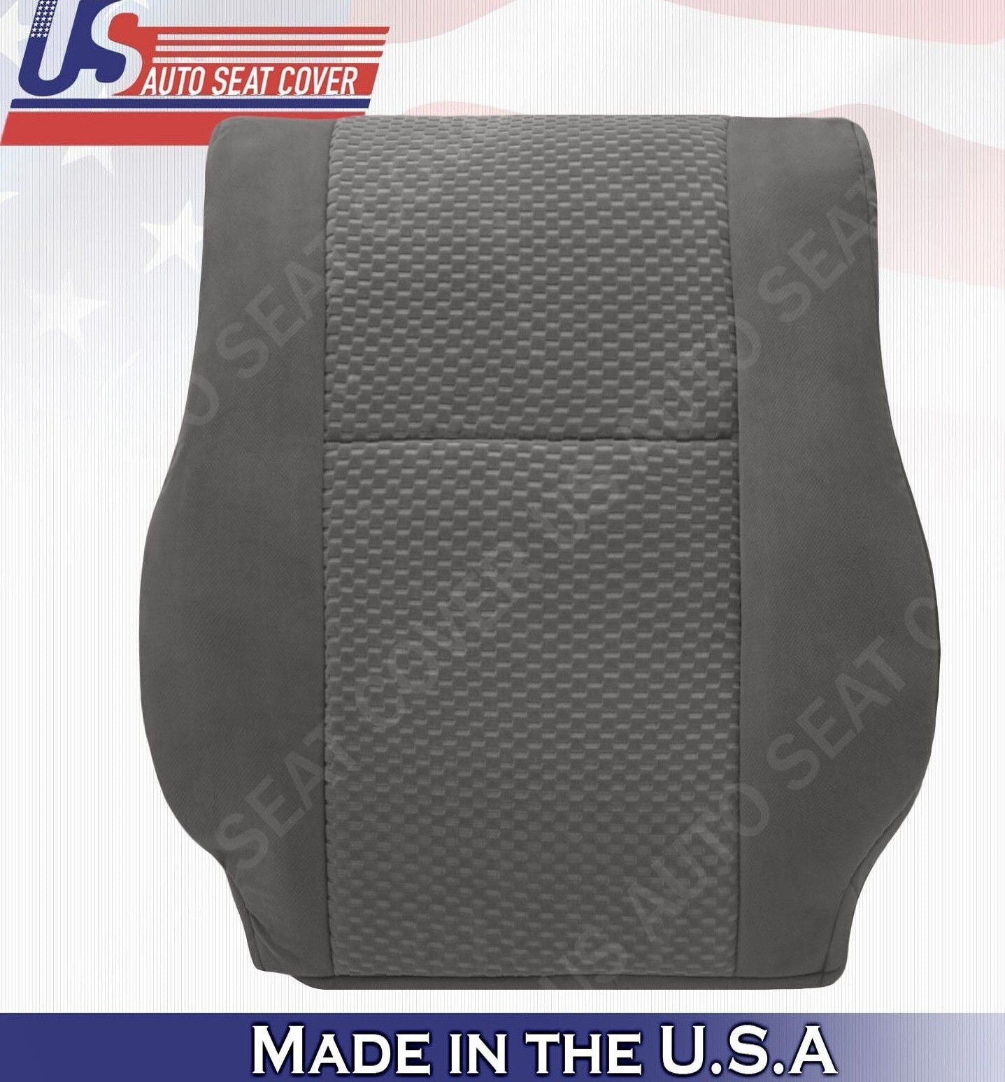 2013 For Toyota Tundra Grade SR5 Passenger Side Top Cloth Seat Cover Gray