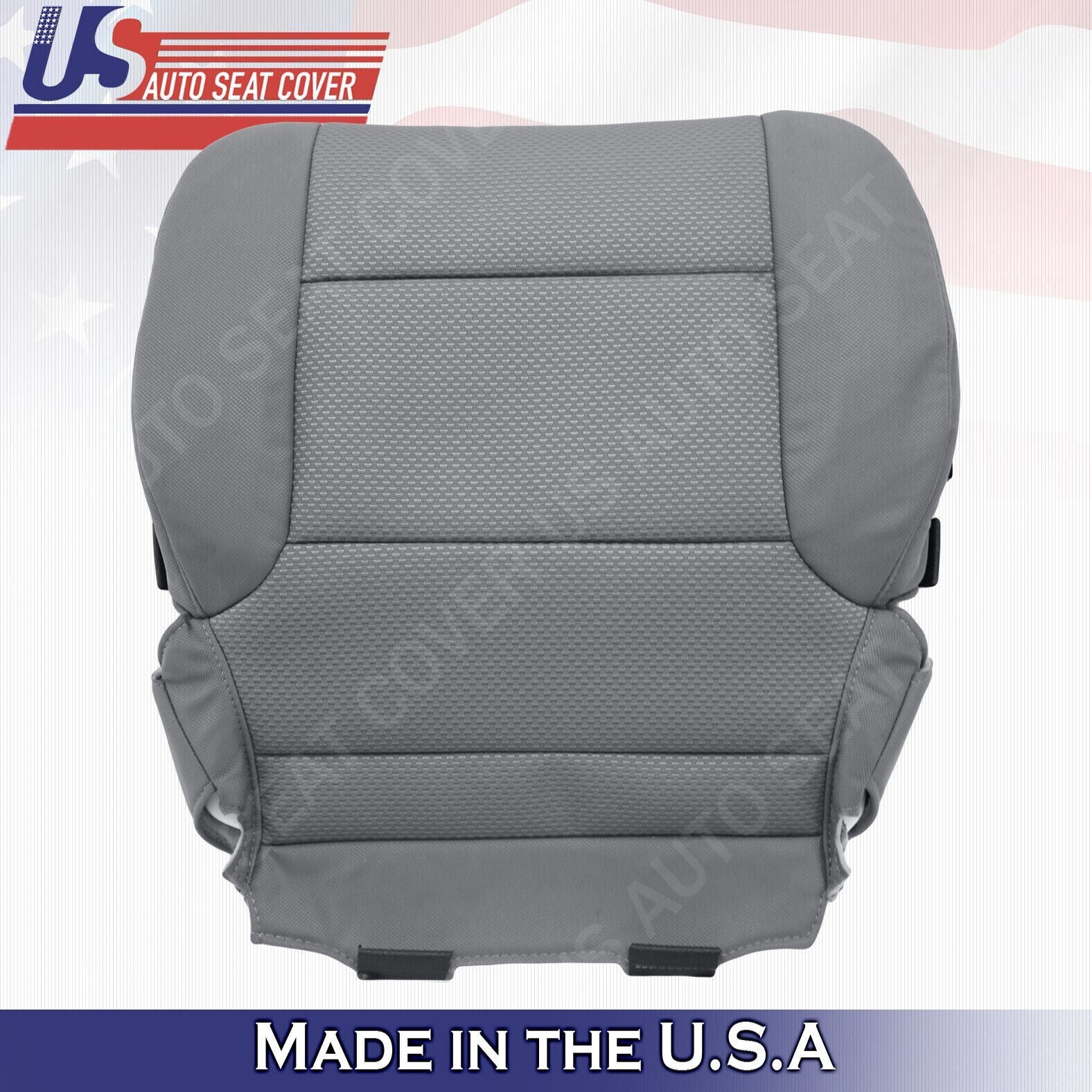 2017 2018 For Chevy Silverado 2500 3500 Passenger Top & Bottom Cloth Covers Gray