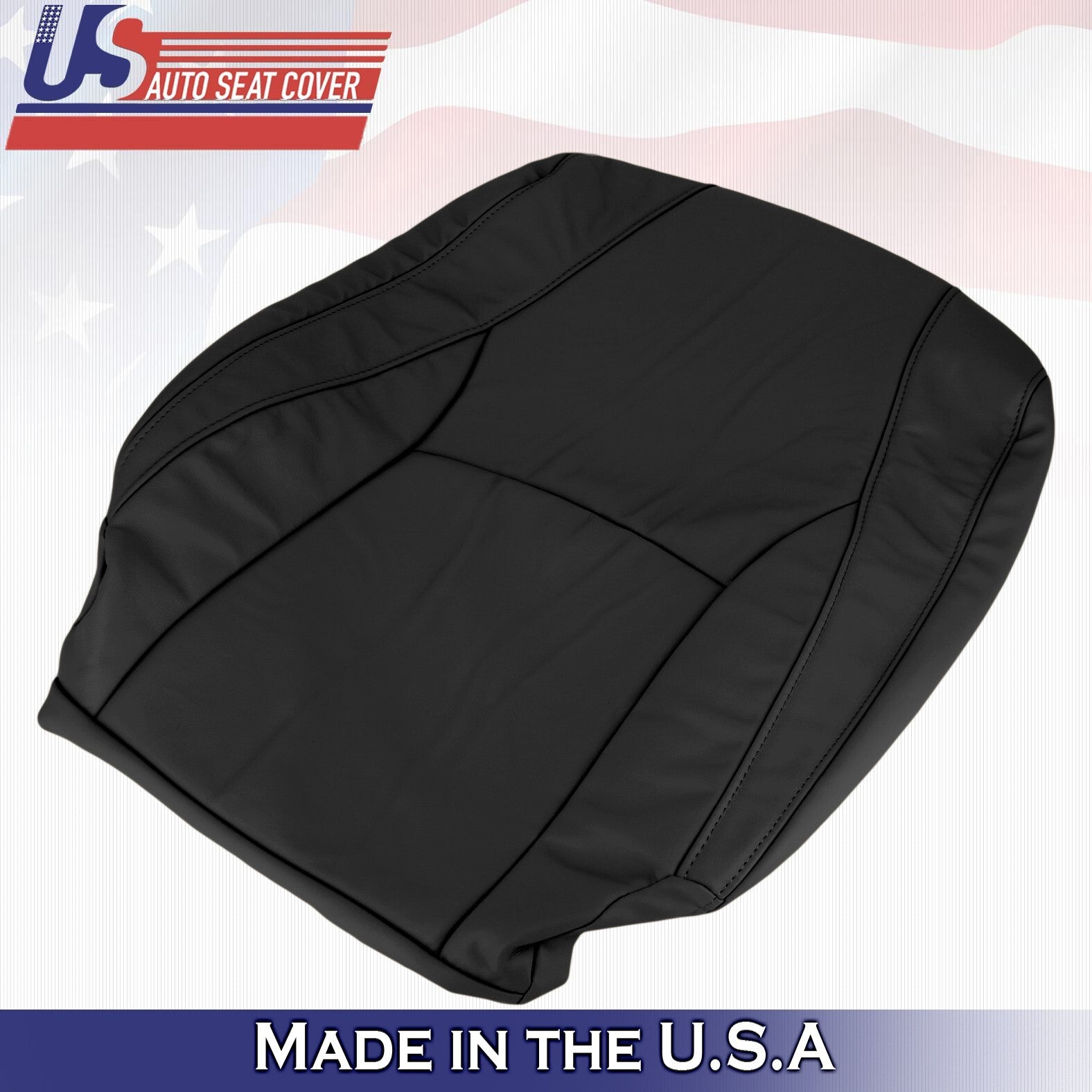 2004 2005 For Lexus RX350 RX330 RX400 Driver & Passenger Top Leather Covers BLK