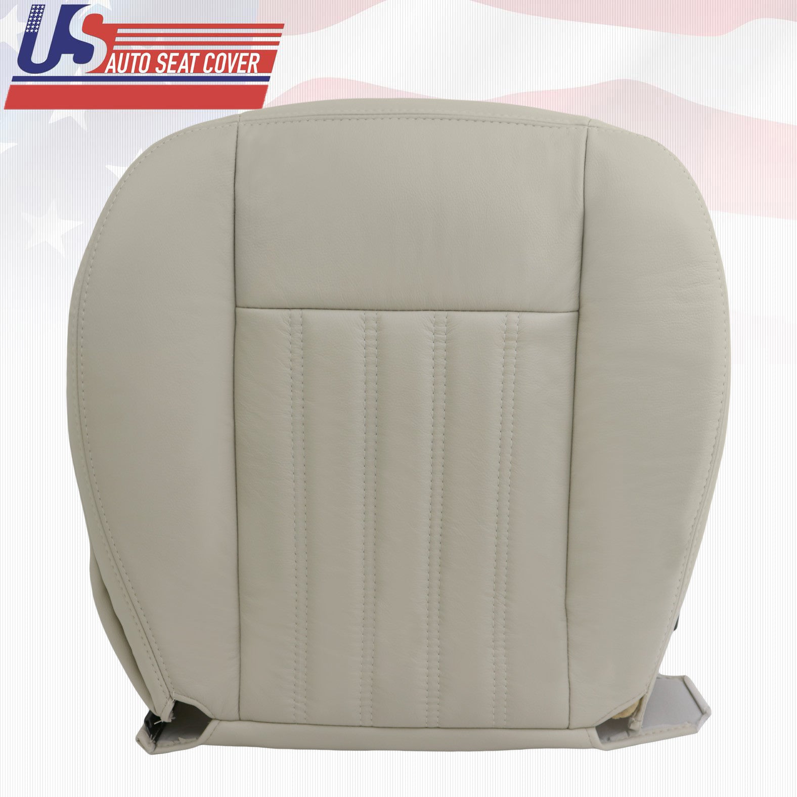 2004 Lincoln Aviator Driver + Passenger Bottom Genuine Leather Seat Cover Tan