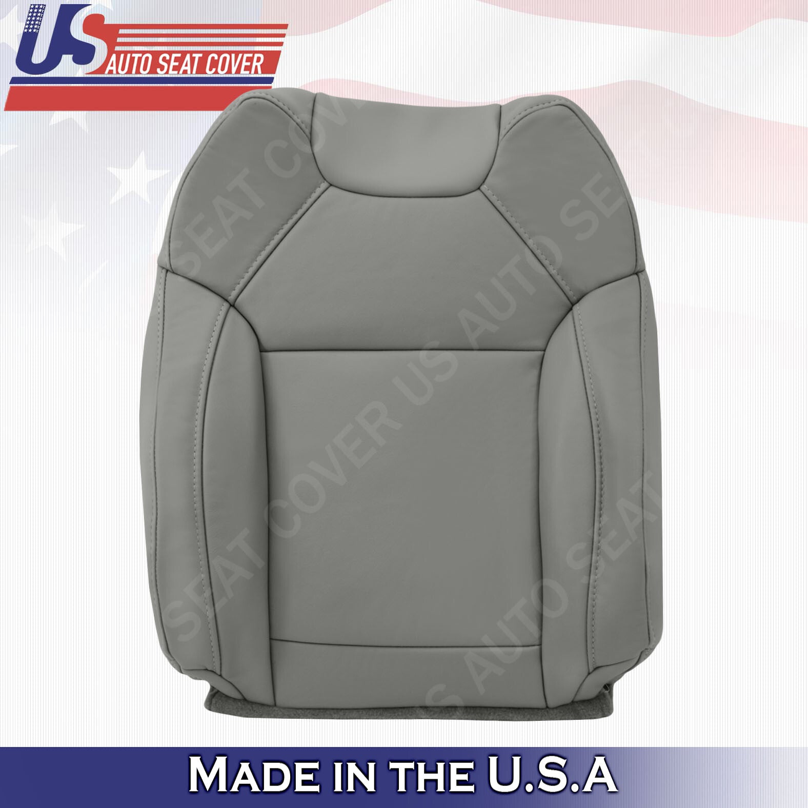 2017 2018 For Acura MDX Passenger Top & Bottom Leather Seat Covers Gray