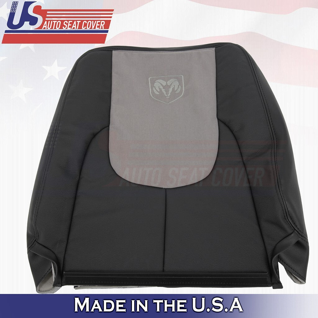 2002 2003 FITS Dodge Ram 2500 Laramie Driver Top Leather/Suede Cover Black