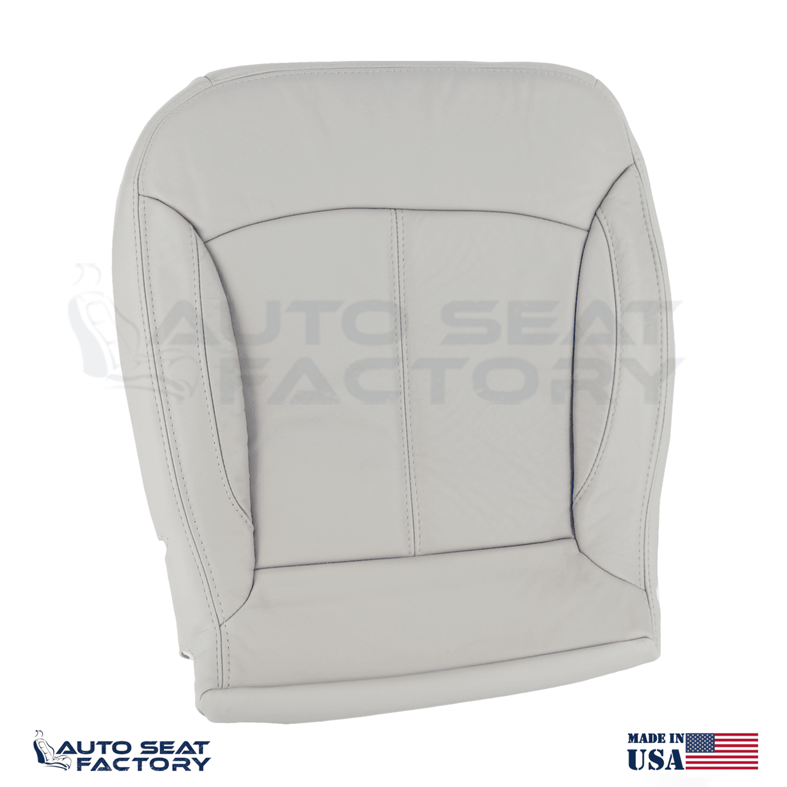 For 2010 -2013 Buick LaCrosse Left & Right Bottom SOLID Gray Leather Seat Covers