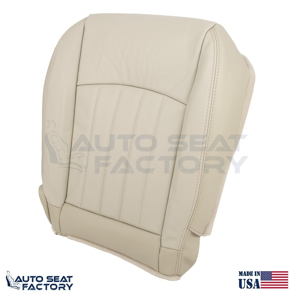 2014 -2017 Fits Infiniti QX50 Driver Passenger Bottom Wheat Vinyl Seat Covers