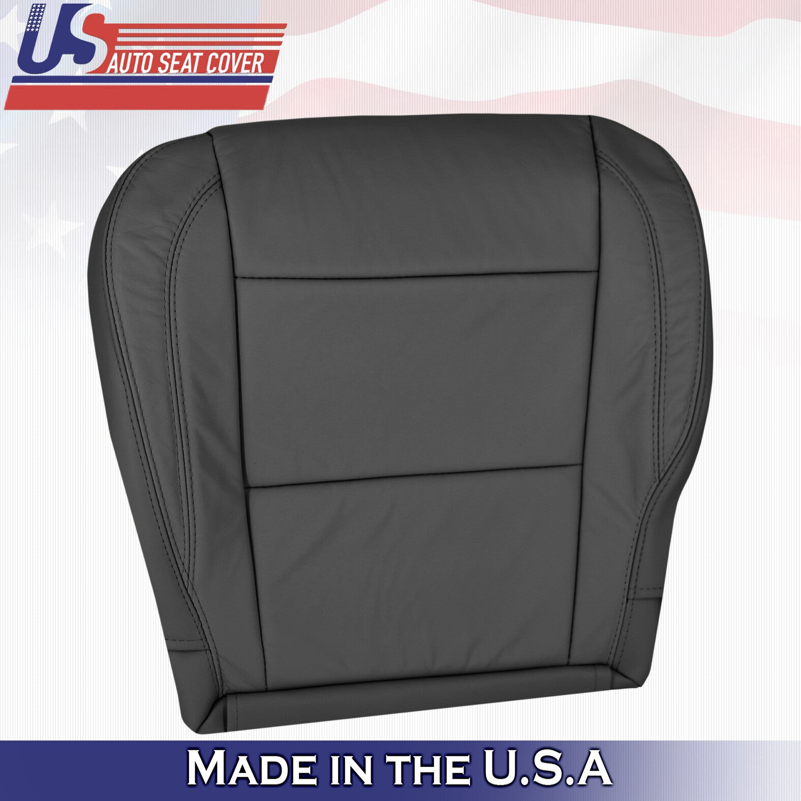 2004 - 2010 For Infinity QX56 Driver Side Bottom Leather Seat Cover in Black