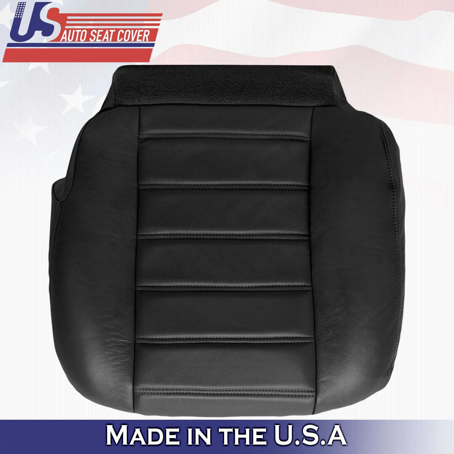 2003 2004 2005 For Hummer H2 Driver Top Bottom & Armrest Leather Seat Covers