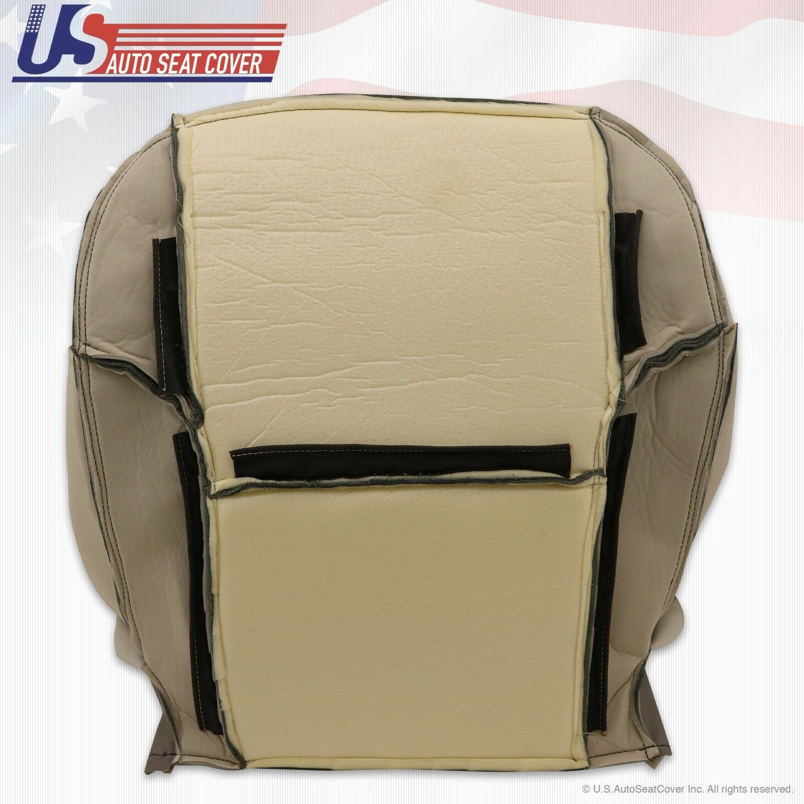 Passenger Lower Bottom Leather Seat Cover Gray Fits 2003-2009 Toyota 4Runner