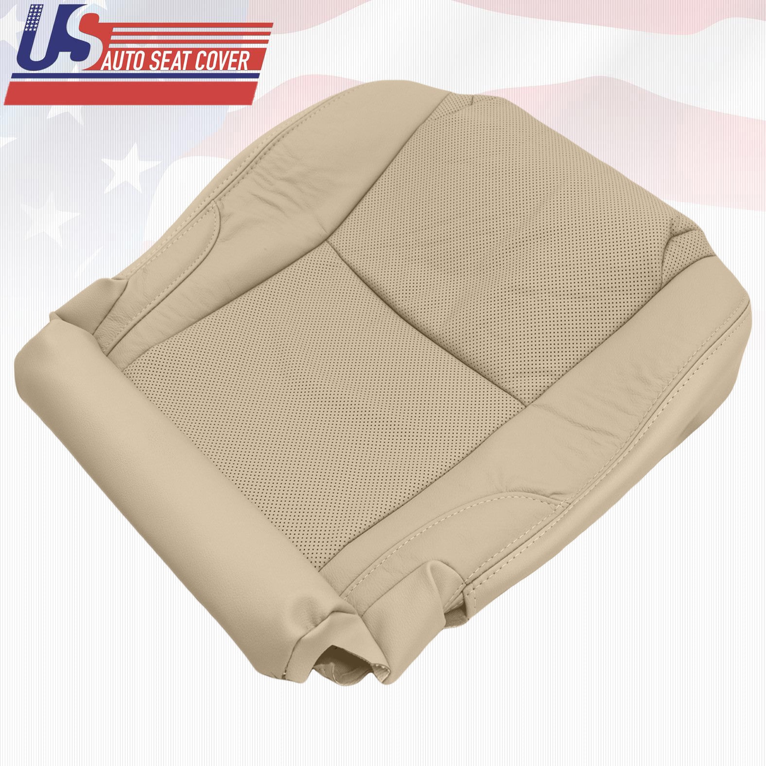 Fits 2008 2006 & 2007 Lexus IS350 Driver Passenger Bottom Seat Cover Leather Tan