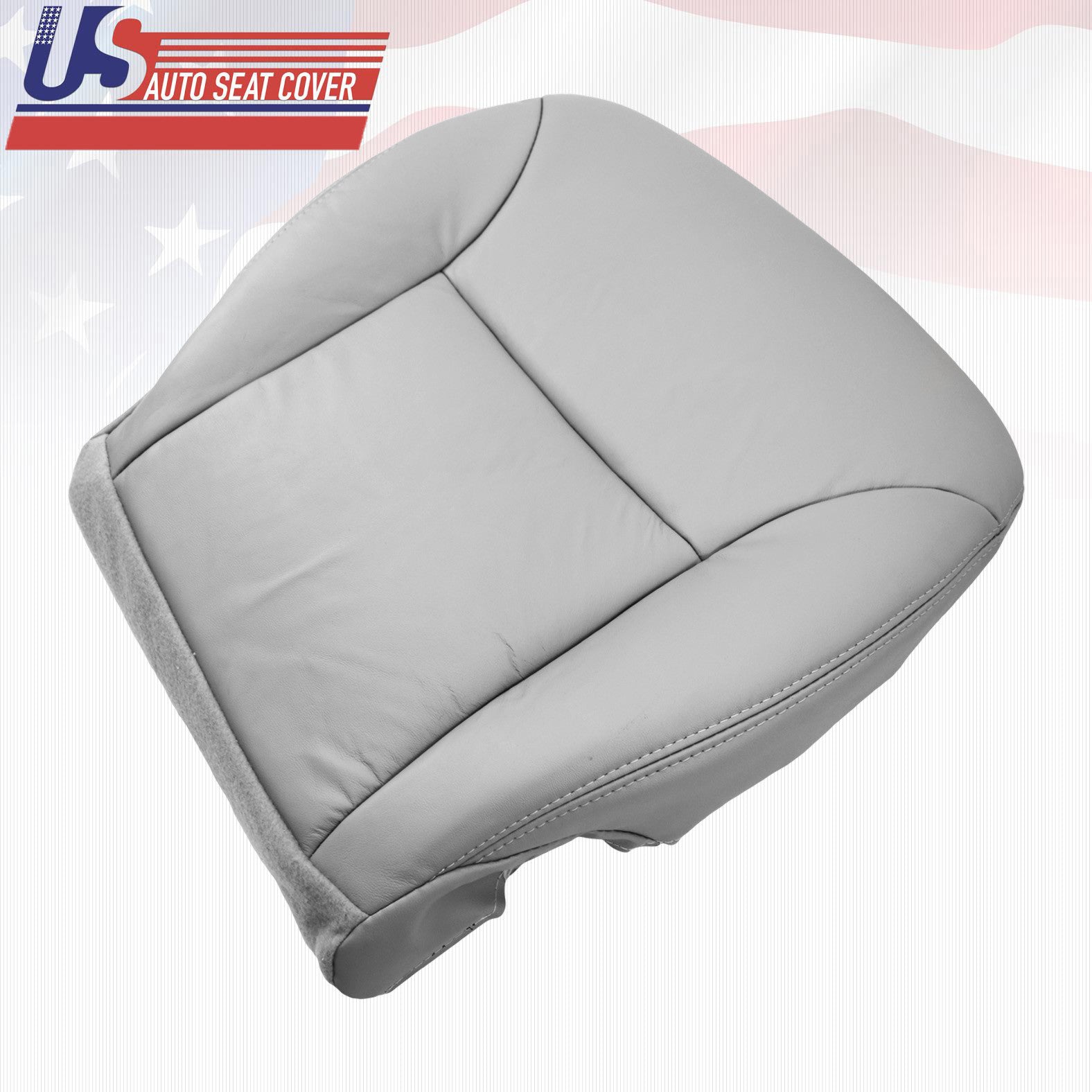 Fits 2002 - 2006 Lexus ES300 ES330 PASSENGER BOTTOM Leather Seat Cover Gray