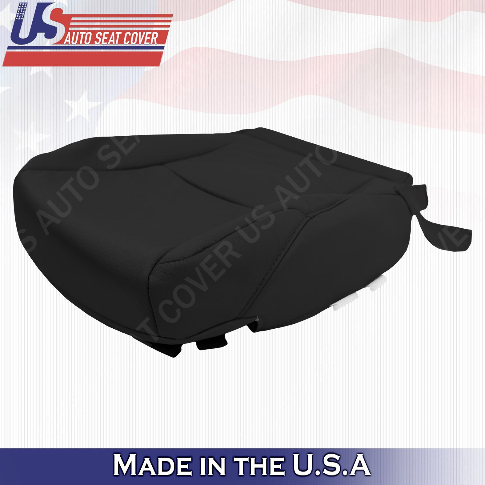 Driver & Passenger Bottoms Leather Covers Black Fits Toyota 4Runner 2010 to 2014
