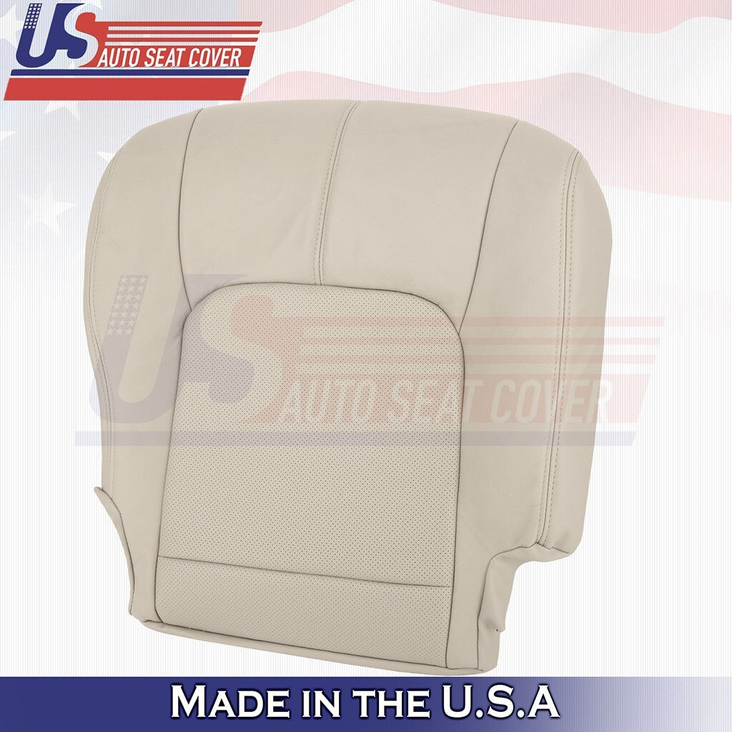 2009 to 2014 Fits Nissan Murano Passenger Bottom Leather Seat Cover Tan
