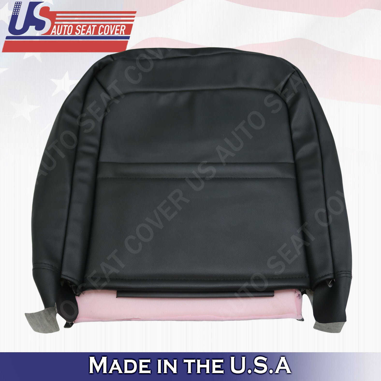 2004 2005 For Dodge Ram Laramie Driver Side Top Leather Seat Cover Dark Gray