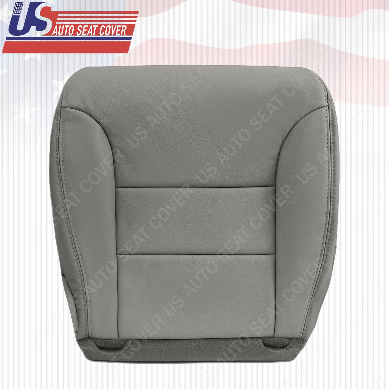 For 2005 - 2010 Honda Odyssey Van Front PASSENGER Bottom Leather Seat Cover GRAY