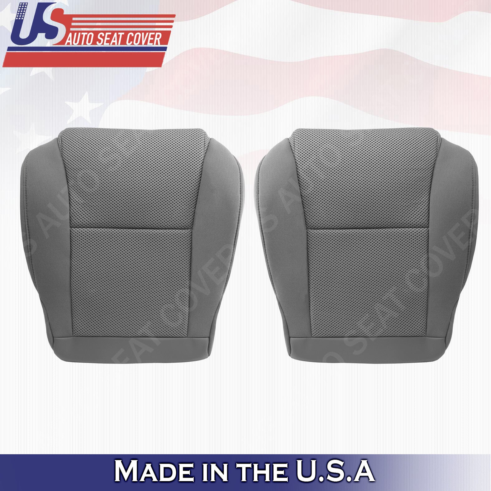 Bottoms Cloth Seat Cover Replacement Cover Gray For 2009 to 2015 Toyota Tacoma