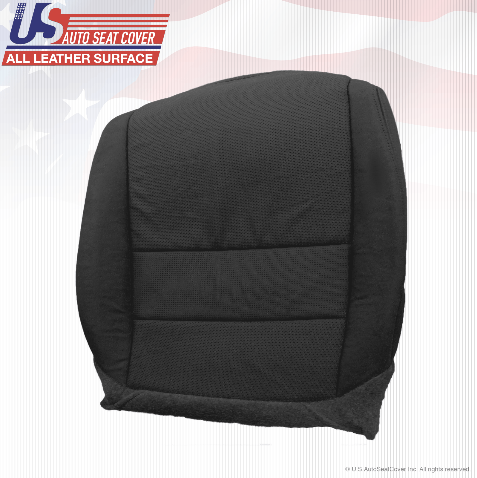 For 2004 Acura TL Front Driver Bottom Replacement Cover Perforated Leather Black