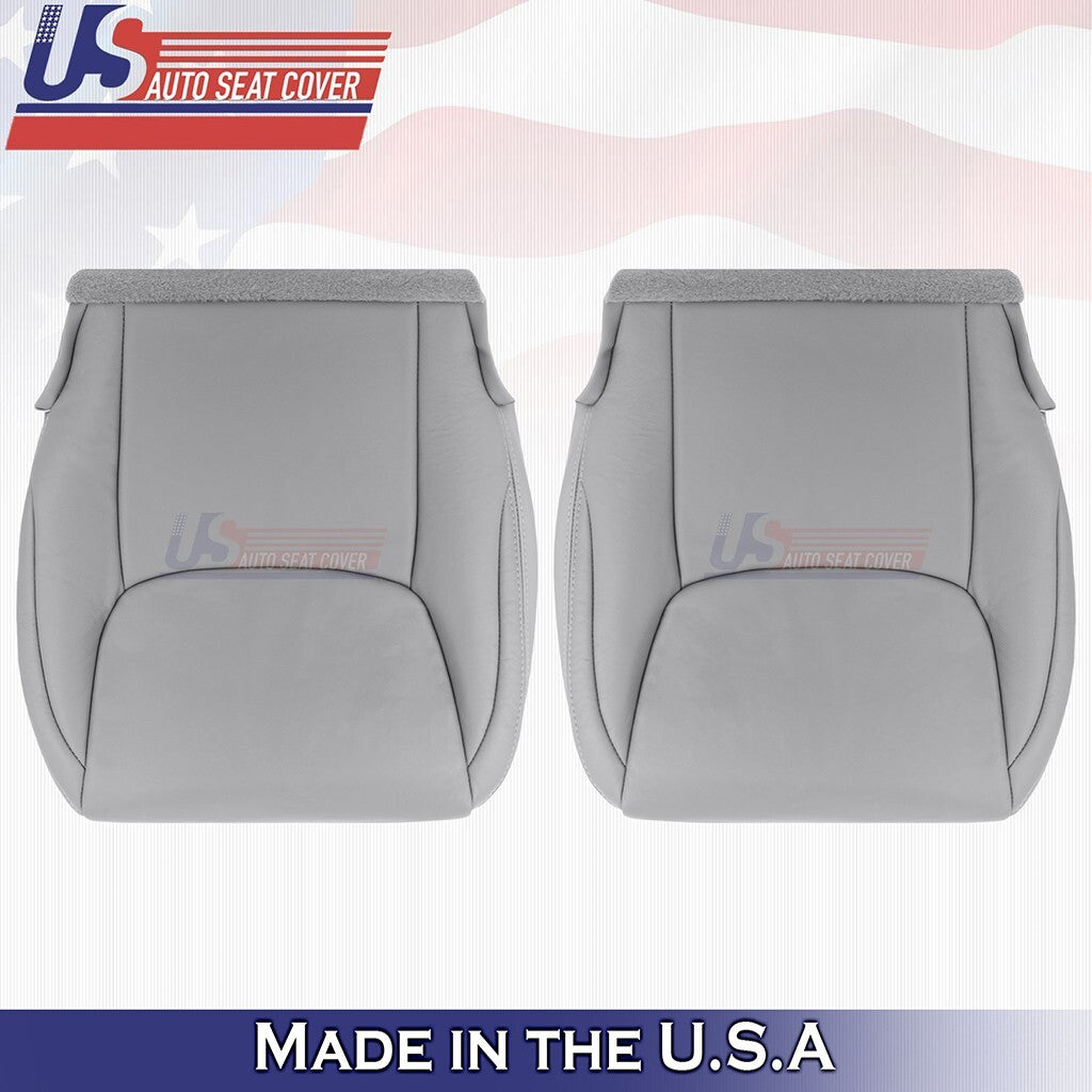 2005- 2010 FOR Toyota Sienna Driver & Passenger Bottoms Leather Cover Gray