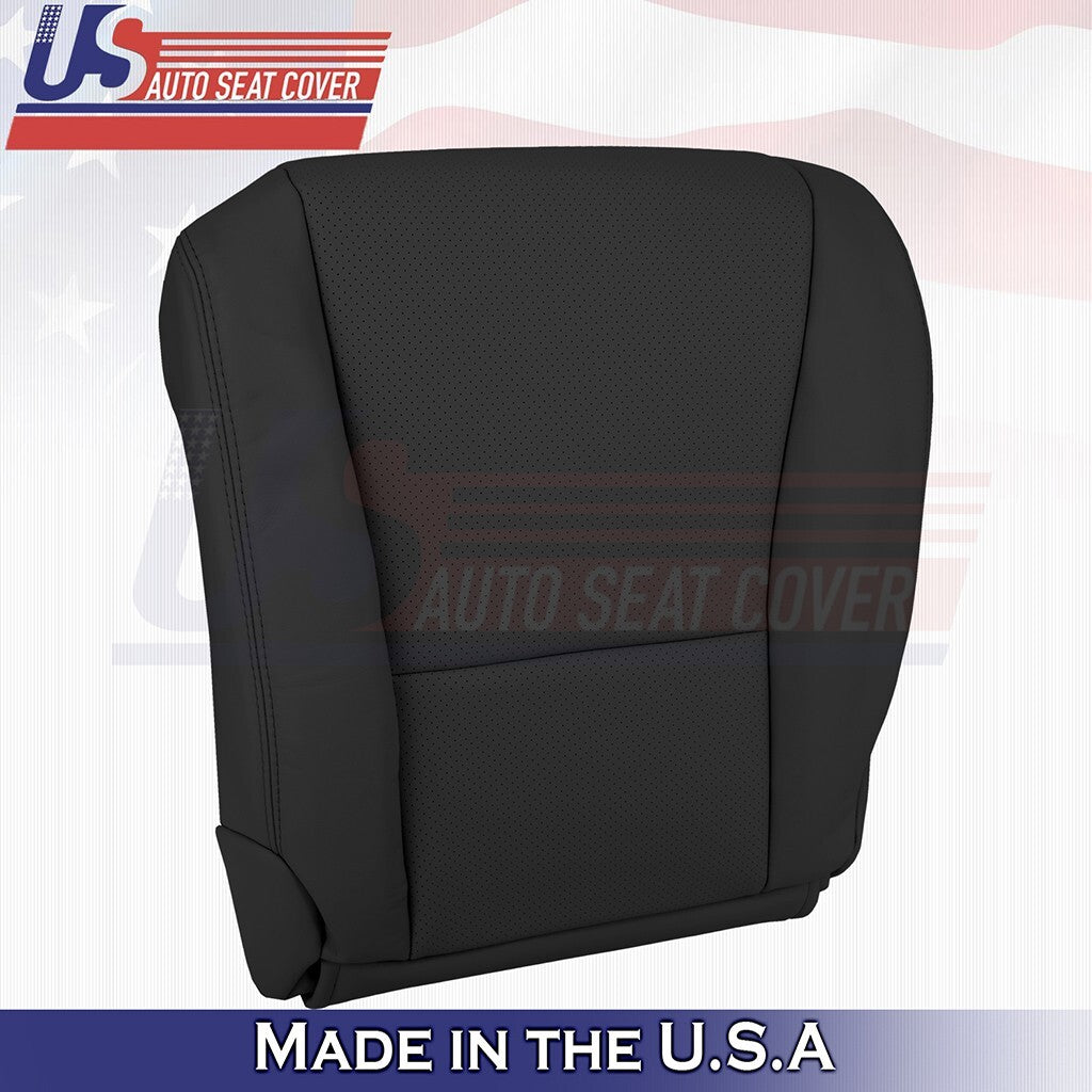 2007 to 2012 For Lexus LS600h Driver & Passenger Bottoms Leather Cover Black