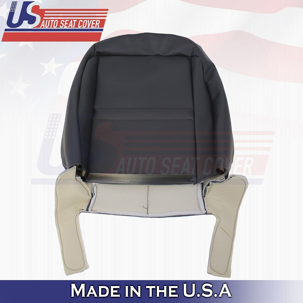 2005 2006 2007 Fits Chrysler 300C Passenger Upper & Lower Leather Cover Black