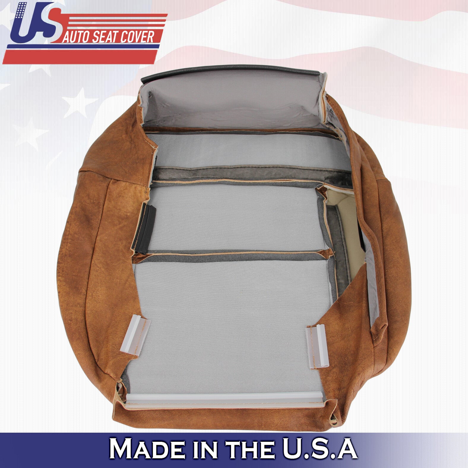 2004 to 2008 Fits Ford F150 King Ranch Passenger Side Bottom Leather Seat Cover