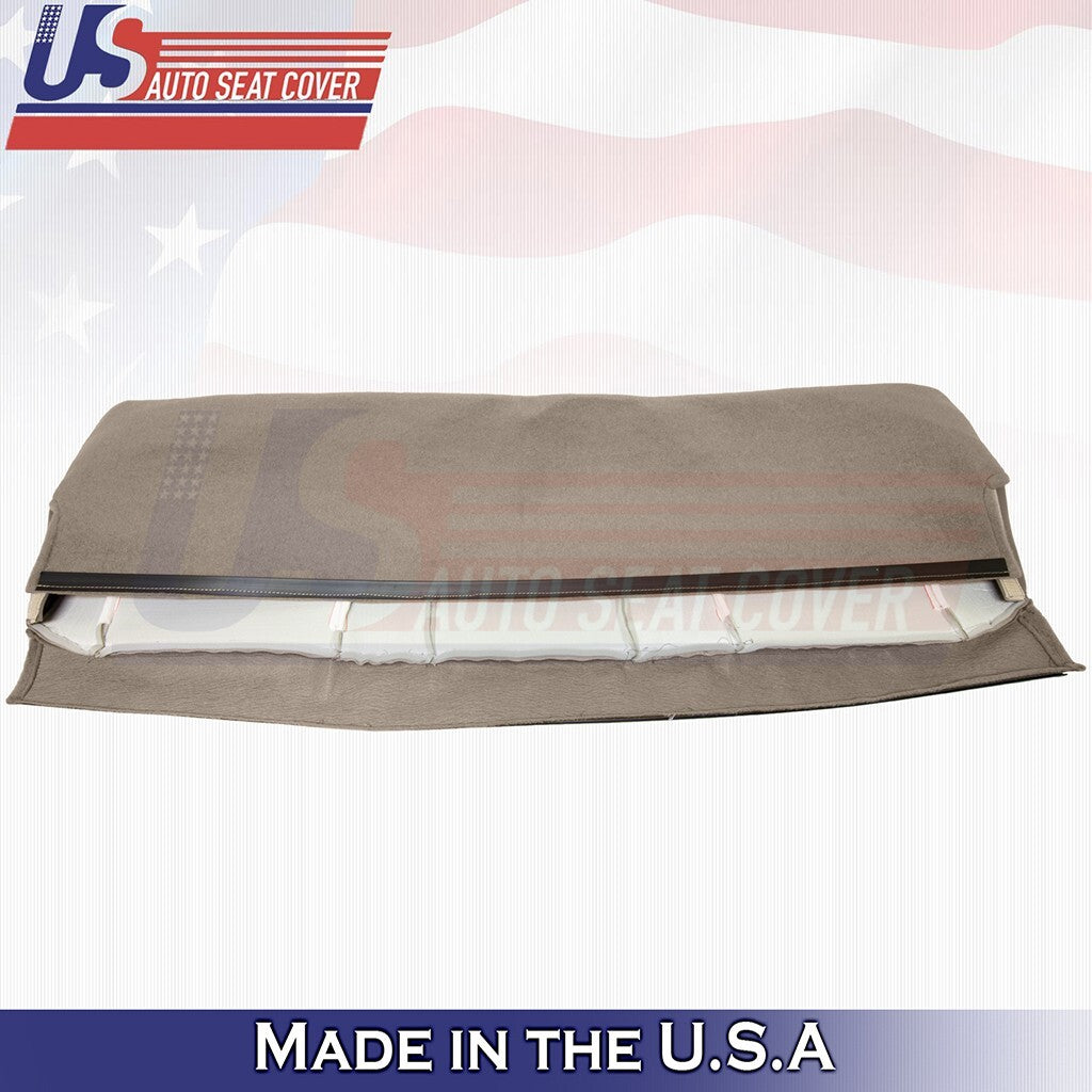 1995 to 1999 For Chevy Silverado Rear Bench Top Leather Cover Medium Neutral Tan