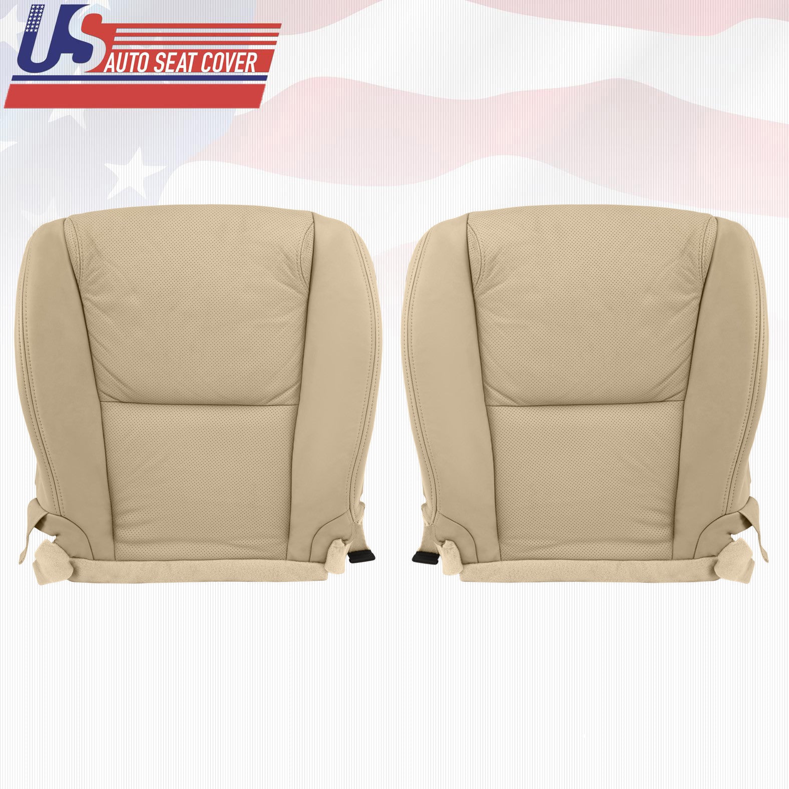 Fit 2008 - 2011 Lexus GS350 350AWD 460 450H Driver Passenger Bottom Seat Covers