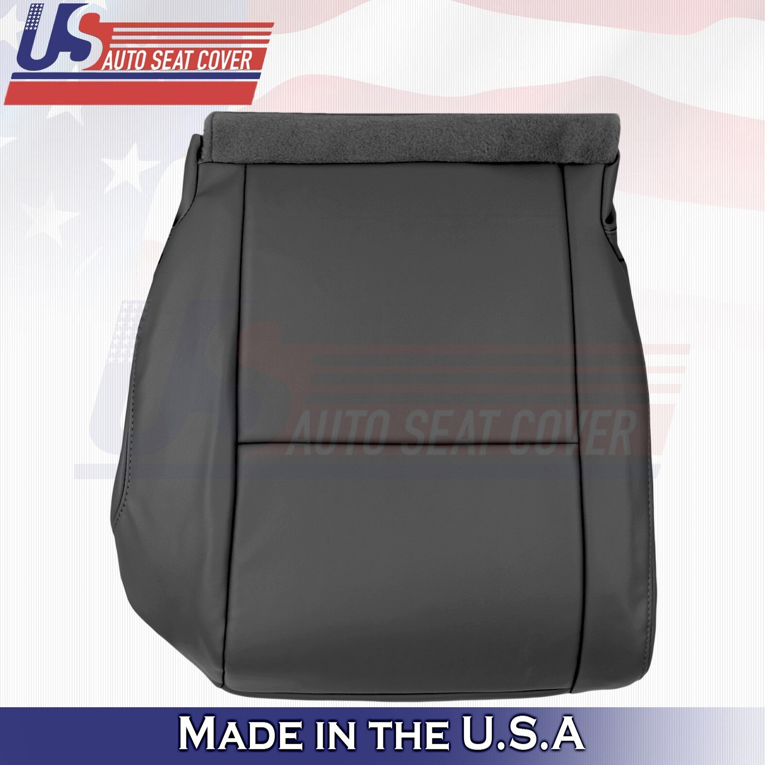 2007-2010 FitsToyota Tundra Rear Driver Passenger Tops&BottomsLeather Cover Gray