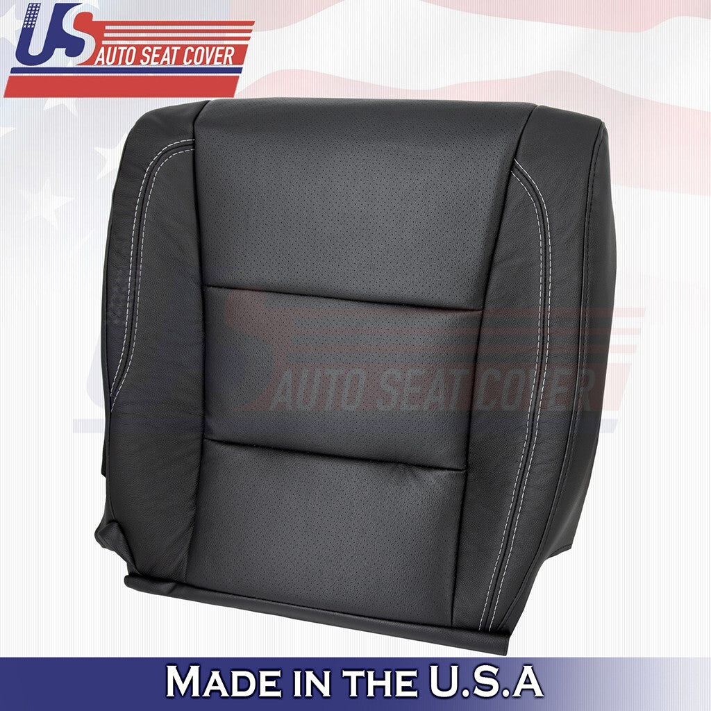 2013 to 2018 Fits Toyota Avalon Driver & Passenger Bottoms Leather Cover Black