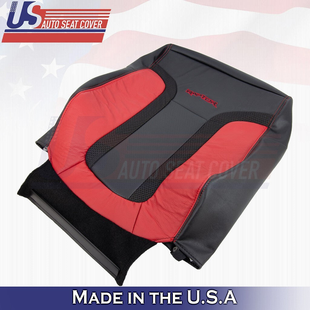 Passenger Tops & Bottoms Cover Black/Red For 2010 to 2014 Ford F150 Raptor