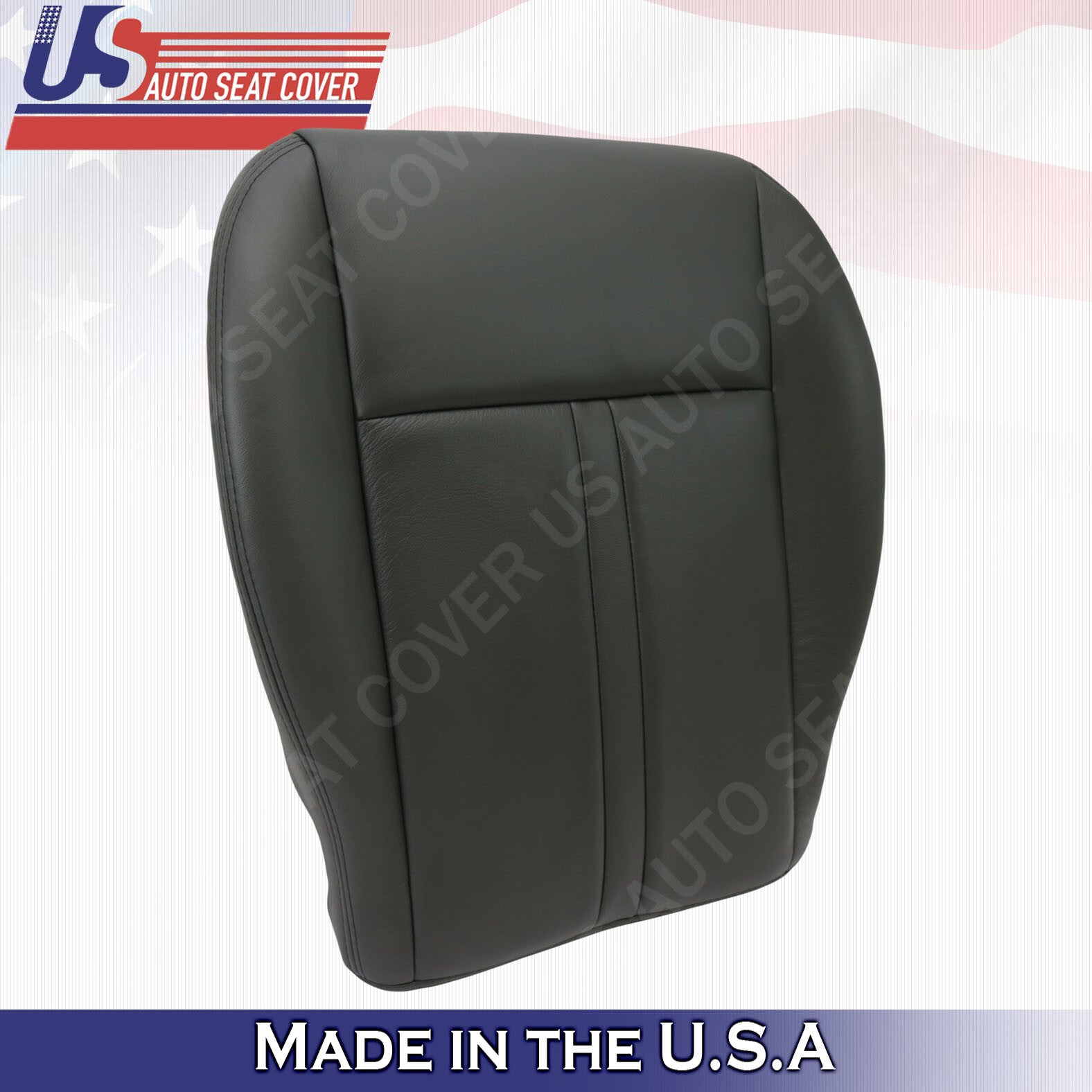 2005 2006 2007 Fits Jeep Grand Cherokee Driver Bottom Leather Seat Cover Black