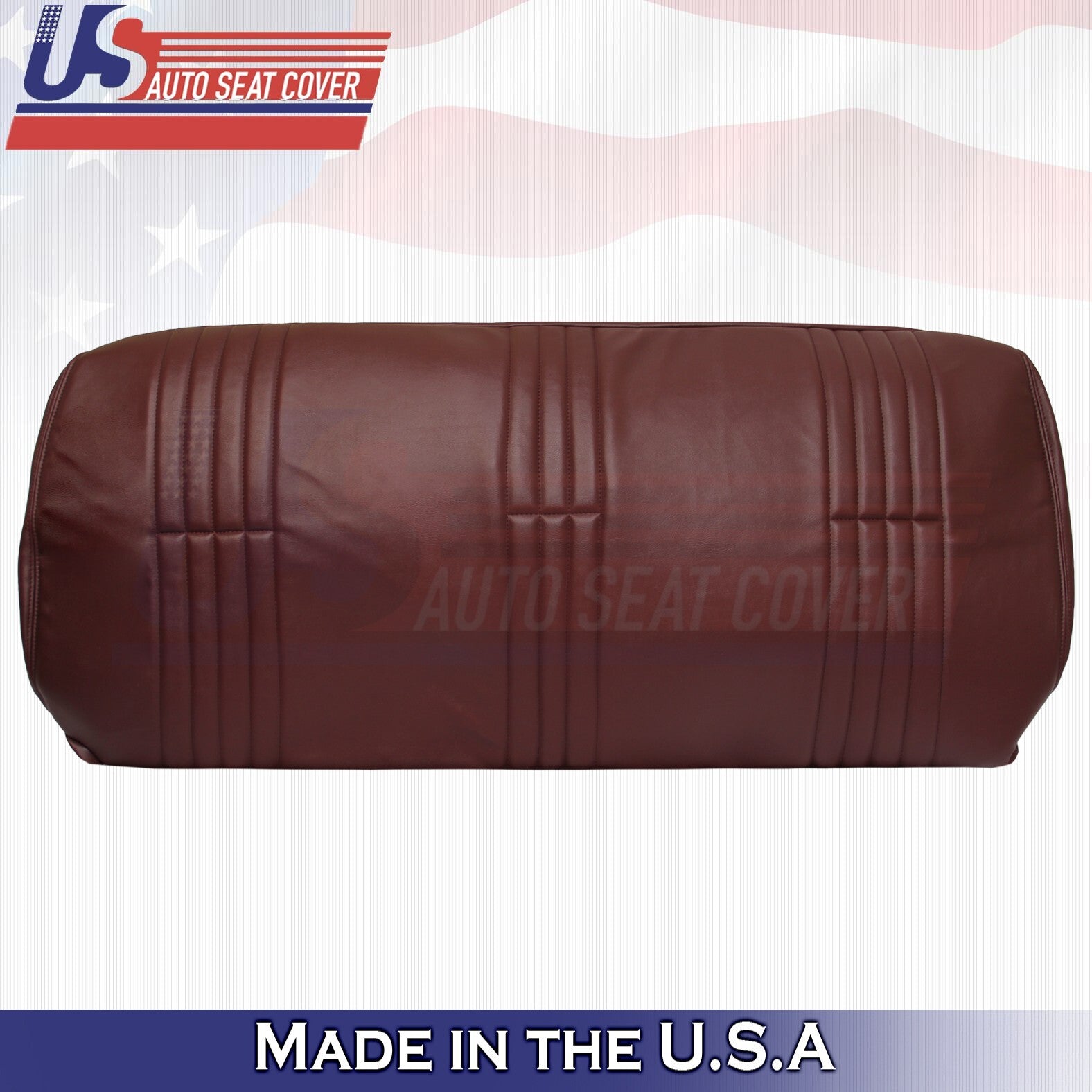 1996 For GMC Sierra C/K 1500 2500 3500 Top & Bottom Bench Vinyl Seat Covers Red