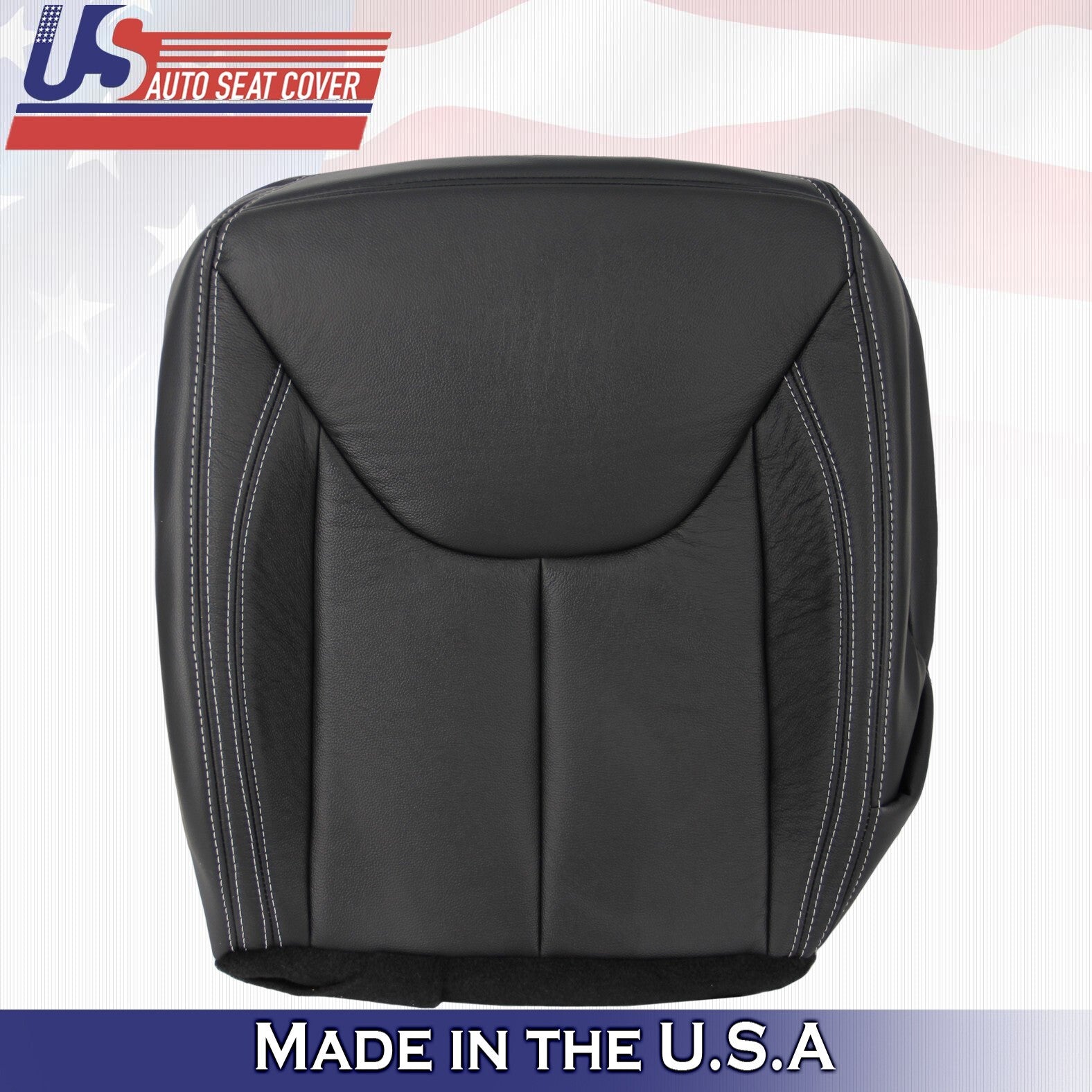 2011-2017 For Jeep Wrangler Rubicon Driver Bottom Leather Seat Cover Black