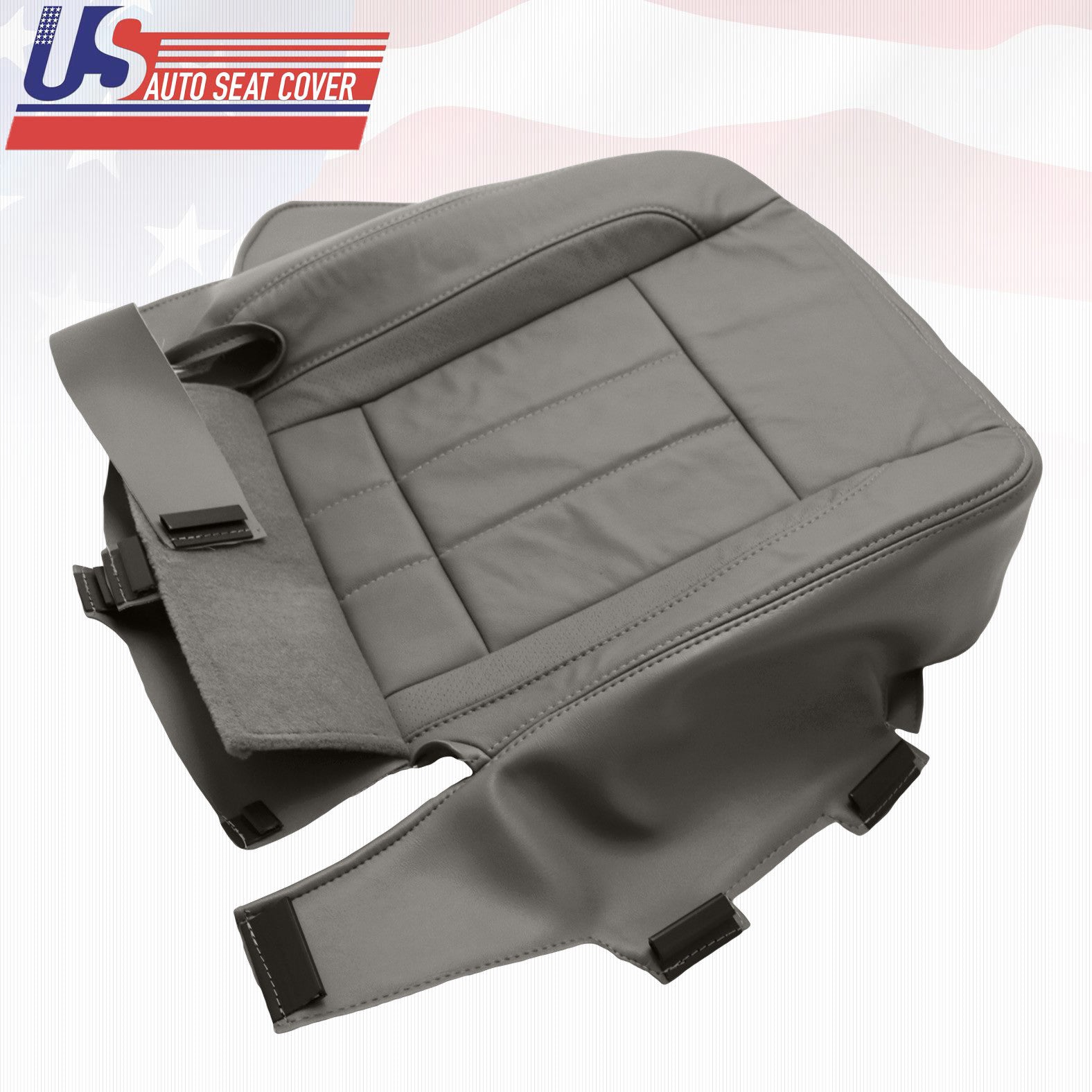 2006 to 2009 Fits Dodge Ram Laramie Driver Bott20om Leather Seat Cover Khaki Tan