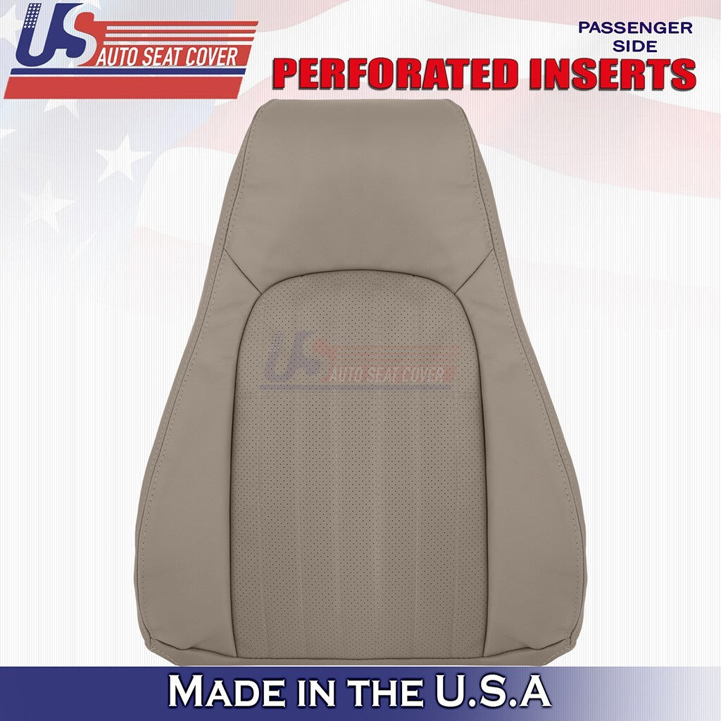 1997 to 2002 For Chevy Camaro PASSENGER Top Perforated Leather Cover Med Tan