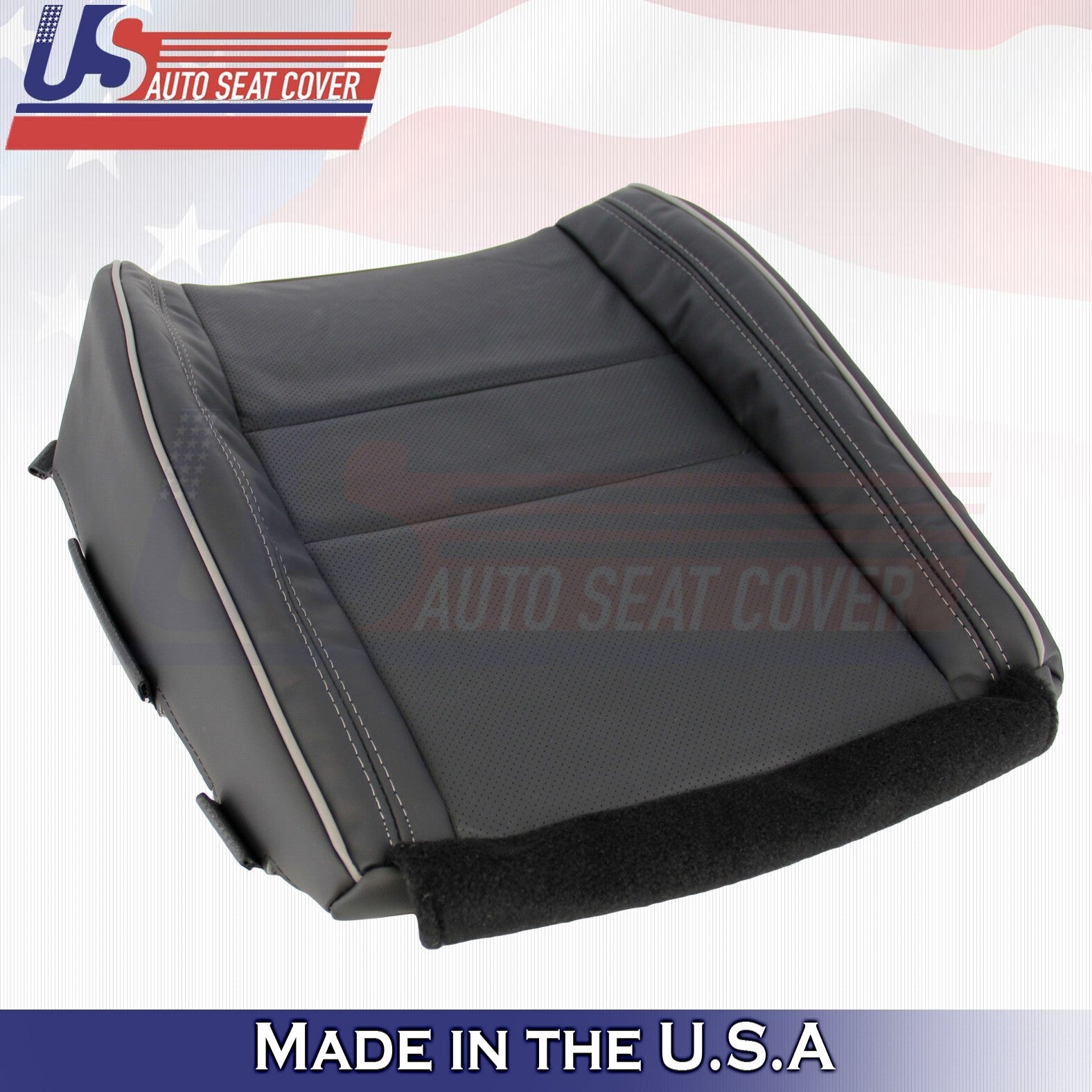 2011 to 2014 For Jeep Grand Cherokee Overland Driver Bottom Leather Cover Black