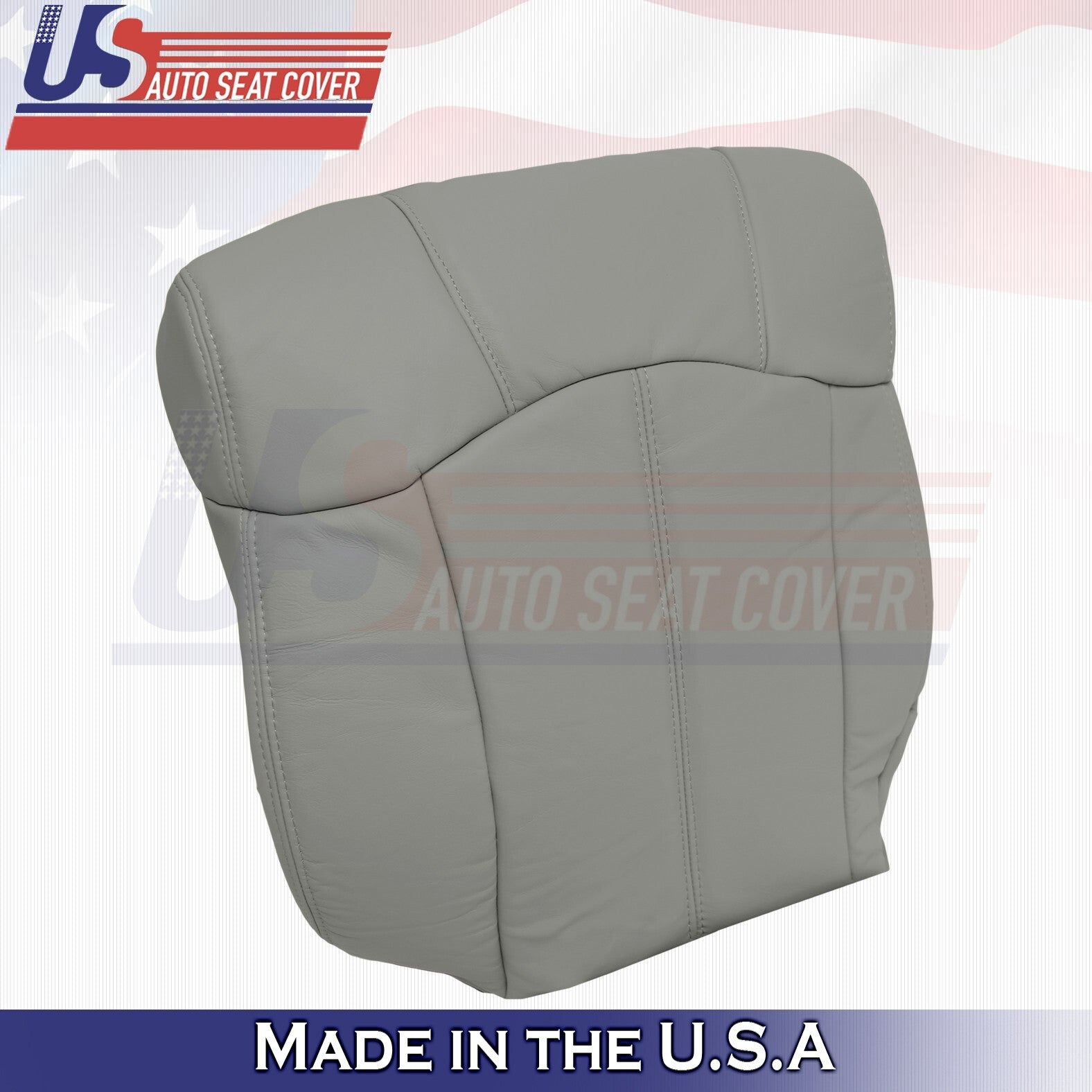 1999 to 2002 For Chevy Tahoe 2nd Row Driver &Passenger Tops Leather Covers Gray
