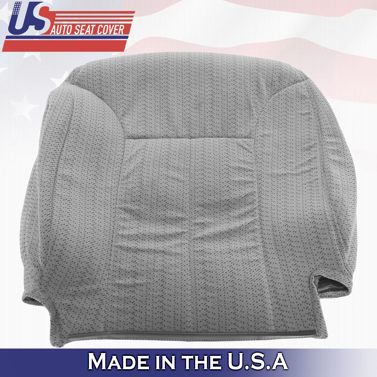 1995 to 1999 Chevy Silverado 2 Tops 2 Bottoms 2 Armrests Cloth Seat Cover Gray