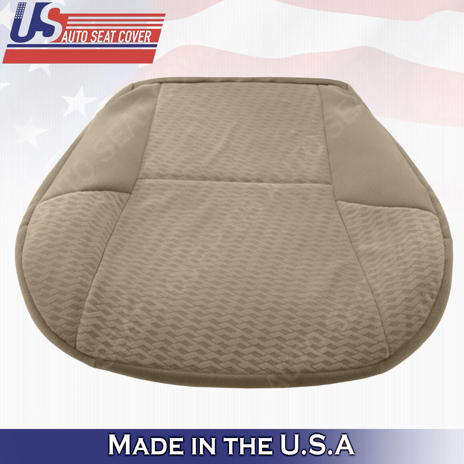 Fits 2009 2010 2011 Toyota Tacoma Driver -Passenger Bottom Cloth Seat Cover Tan