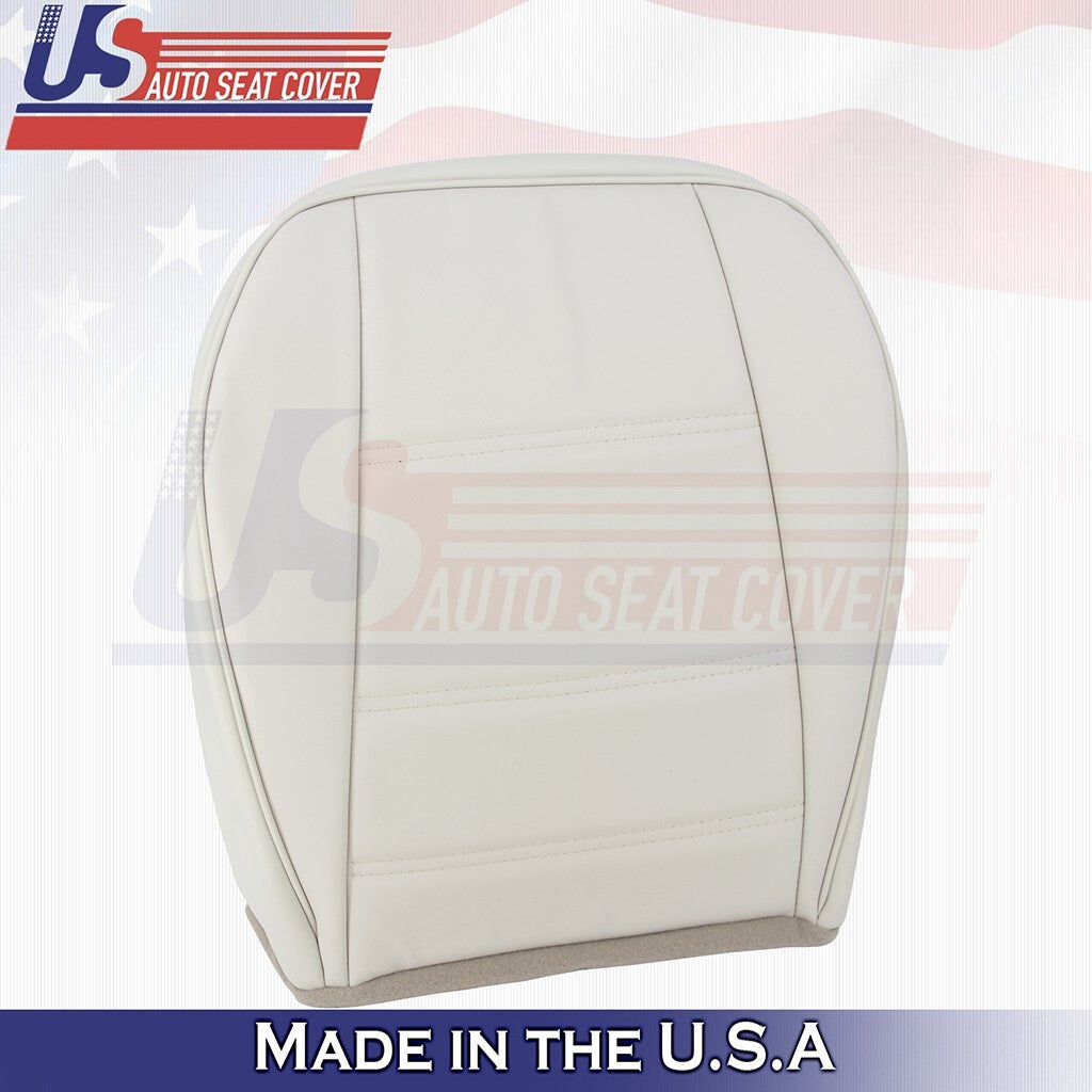 1999 -2004 Fits Ford Mustang V6 DRIVER & PASSENGER Bottoms Leather Cover White